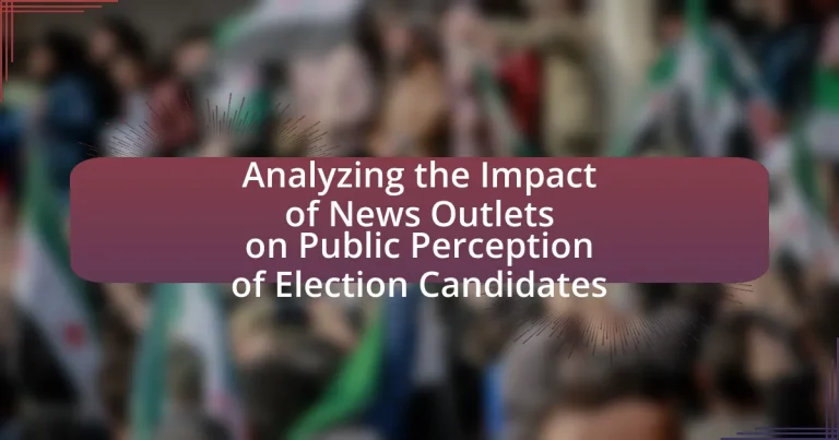 Analyzing the Impact of News Outlets on Public Perception of Election Candidates