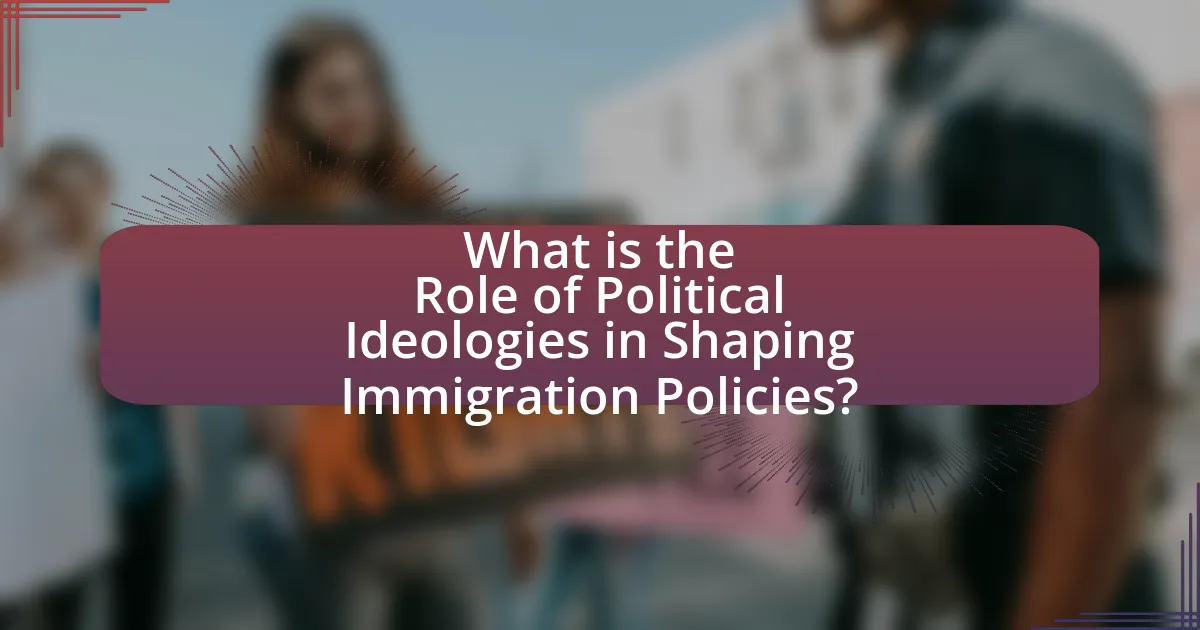 What is the Role of Political Ideologies in Shaping Immigration Policies?
